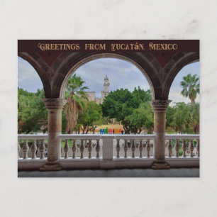 Postal Saludos desde Mérida, Yucatán, México