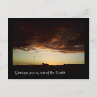Postal Saludos desde mi lado del mundo