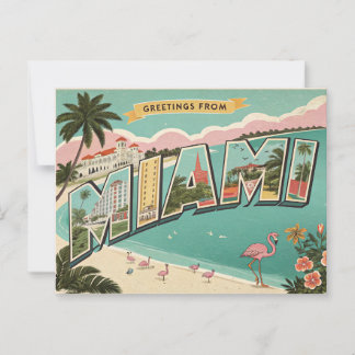 Postal Saludos desde Miami