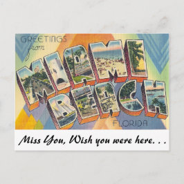 Postal Saludos desde Miami Beach