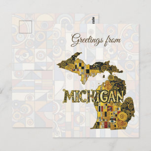 Postal Saludos desde Michigan