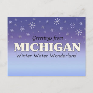 Postal Saludos desde Michigan