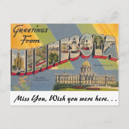 Postal Saludos desde Minnesota