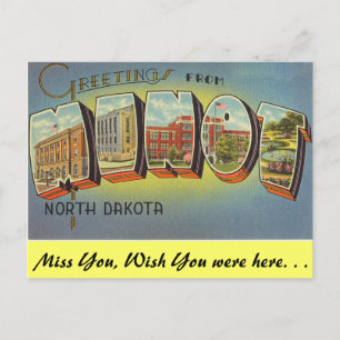 Postal Saludos desde Minot