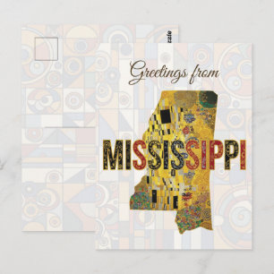 Postal Saludos desde Mississippi