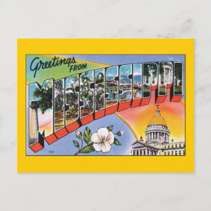 Postal Saludos desde Mississippi