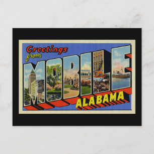 Postal Saludos desde Mobile Alabama