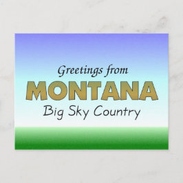 Postal Saludos desde Montana