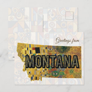 Postal Saludos desde Montana