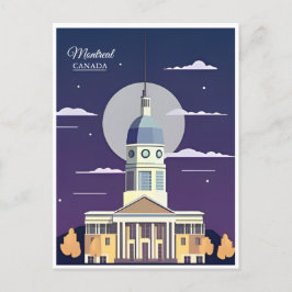 Postal Saludos desde Montreal, Canadá Viajes de época