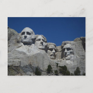 Postal Saludos desde Mt Rushmore