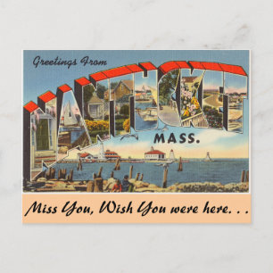 Postal Saludos desde Nantucket