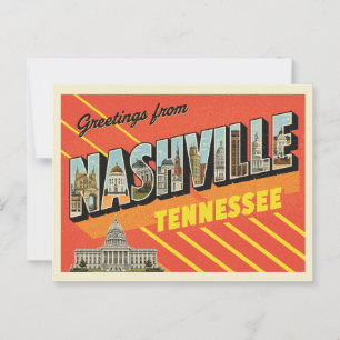 Postal "Saludos desde Nashville, Tennessee"
