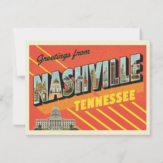 Postal "Saludos desde Nashville, Tennessee"