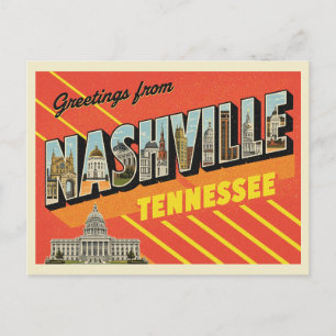 Postal "Saludos desde Nashville, Tennessee"