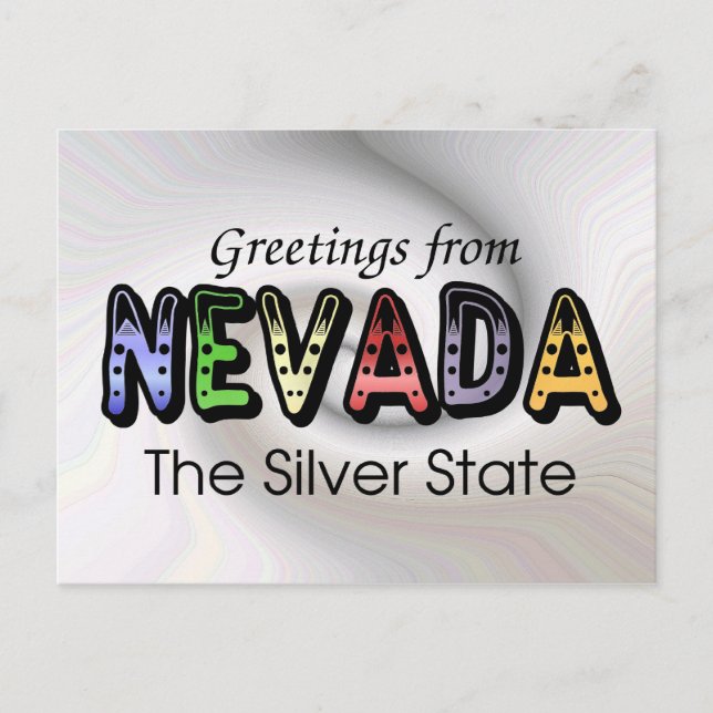 Postal Saludos desde Nevda (Anverso)
