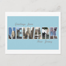 Postal Saludos desde Newark, Nueva Jersey - POSTCARD