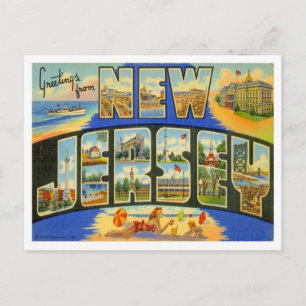 Postal Saludos desde Nueva Jersey
