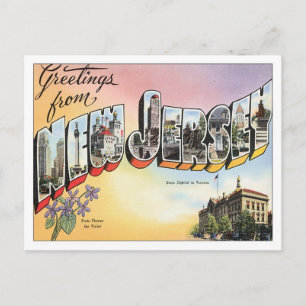 Postal Saludos desde Nueva Jersey