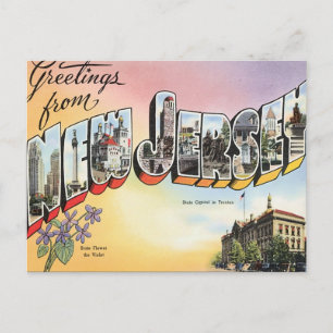 Postal Saludos desde Nueva Jersey