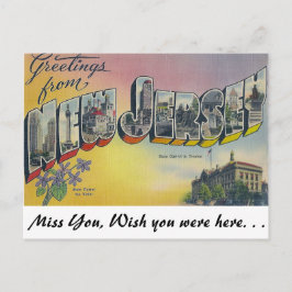 Postal Saludos desde Nueva Jersey
