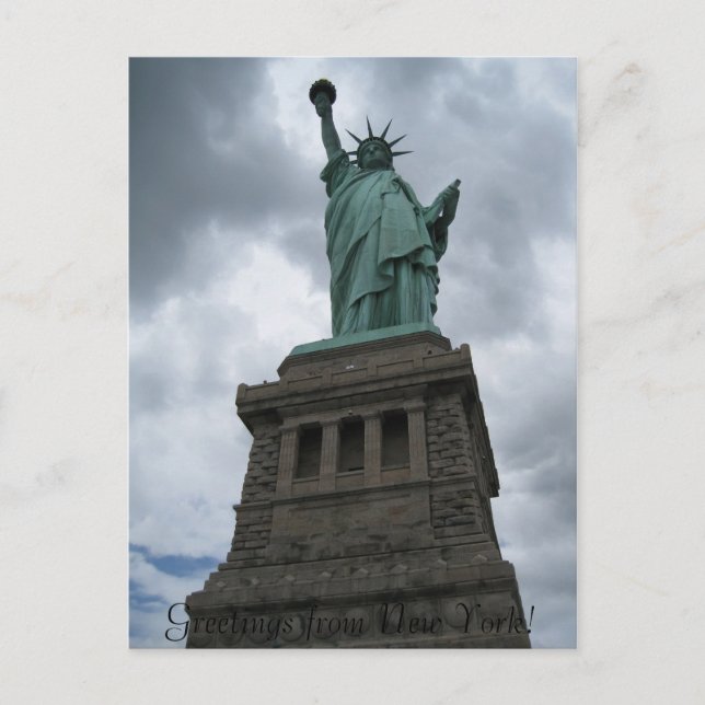 Postal ¡Saludos desde Nueva York! (Anverso)