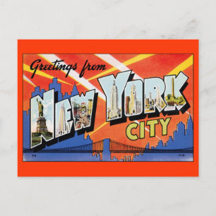 Postal Saludos desde Nueva York
