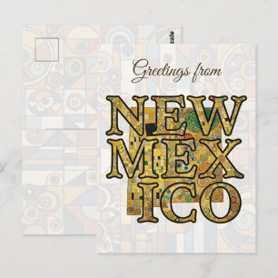 Postal Saludos desde Nuevo México
