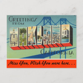 Postal Saludos desde Oakland
