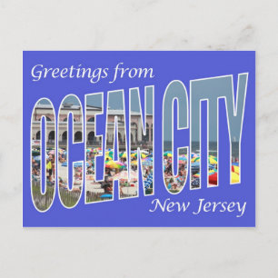 Postal Saludos desde Ocean City