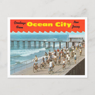Postal Saludos desde Ocean City, Nueva Jersey Travel