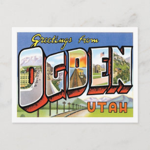 Postal Saludos desde Ogden Utah US City