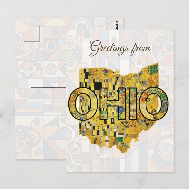 Postal Saludos desde Ohio (Anverso / Reverso)