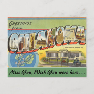 Postal Saludos desde Oklahoma