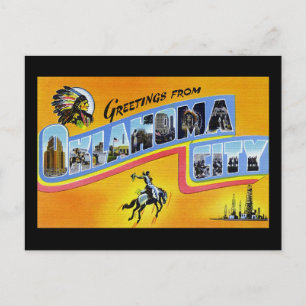 Postal Saludos desde Oklahoma City Oklahoma