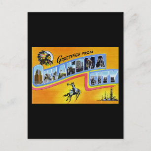 Postal Saludos desde Oklahoma City Oklahoma