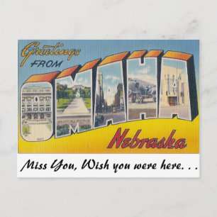 Postal Saludos desde Omaha, Nebraska