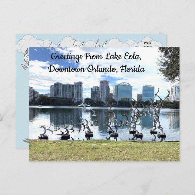 Postal Saludos desde Orlando, Florida - Postcard (Anverso / Reverso)