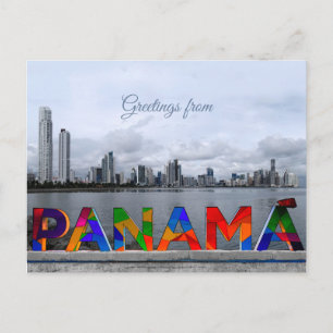 Postal Saludos desde Panamá