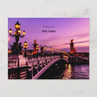 Postal Saludos desde París, Francia