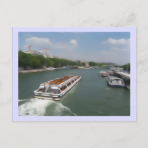 Postal Saludos desde París (Río Sena)