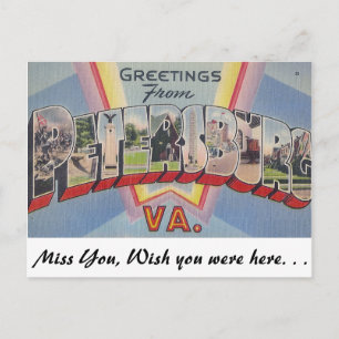 Postal Saludos desde Petersburgo, Virginia