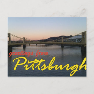 Postal Saludos desde Pittsburgh
