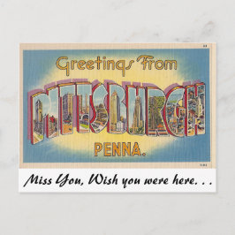 Postal Saludos desde Pittsburgh, Pennsylvania