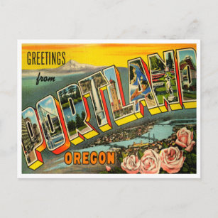 Postal Saludos desde Portland, Oregón