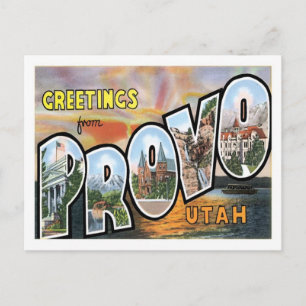 Postal Saludos desde Provo Utah US City