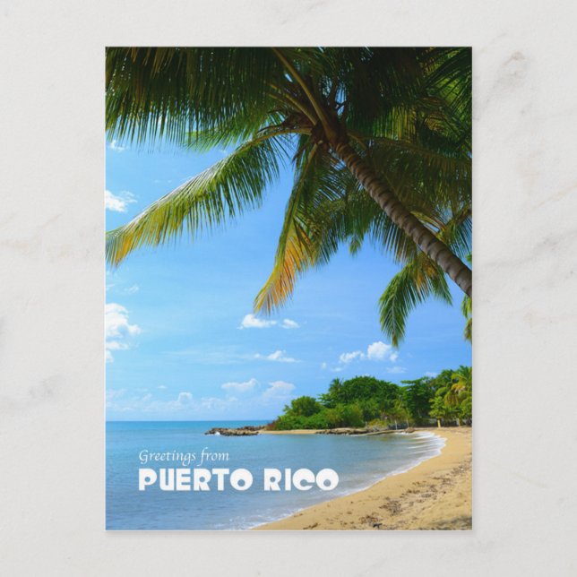Postal Saludos desde Puerto Rico - POSTCARD (Anverso)