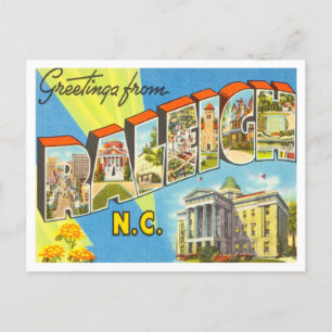 Postal Saludos desde Raleigh, Carolina del Norte Viajes