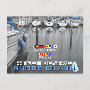 Postal Saludos desde Rhode Island
