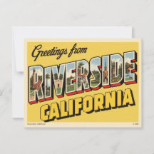 "Saludos desde Riverside, California"